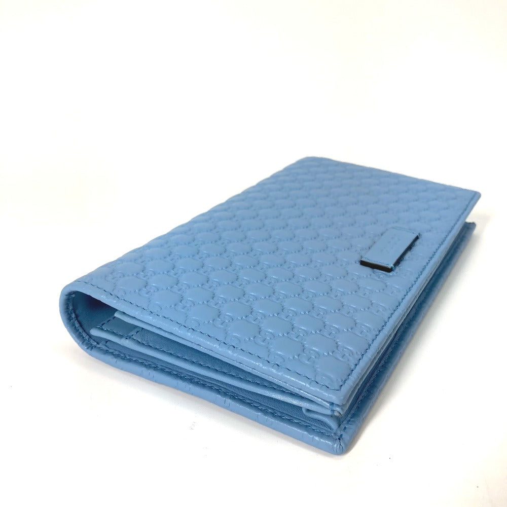 Pre-Loved Gucci Microguccissima Wallet Crossbody Mineral Blue