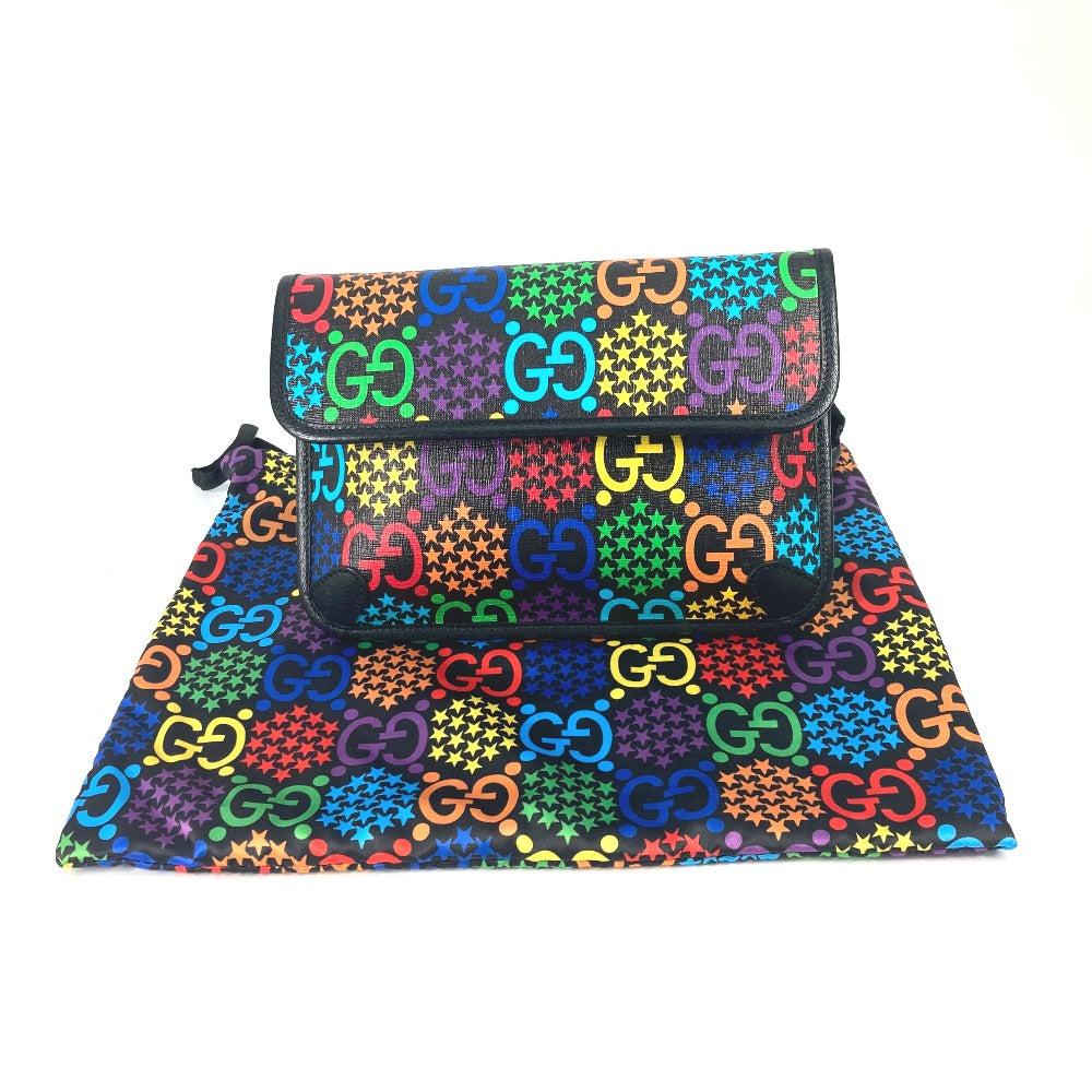 dustbag Gucci Supreme Monogram Psychedelic Slim Belt Bag multicolor and black