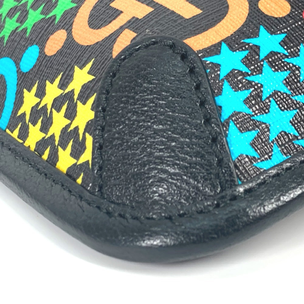 corner Gucci Supreme Monogram Psychedelic Slim Belt Bag multicolor and black