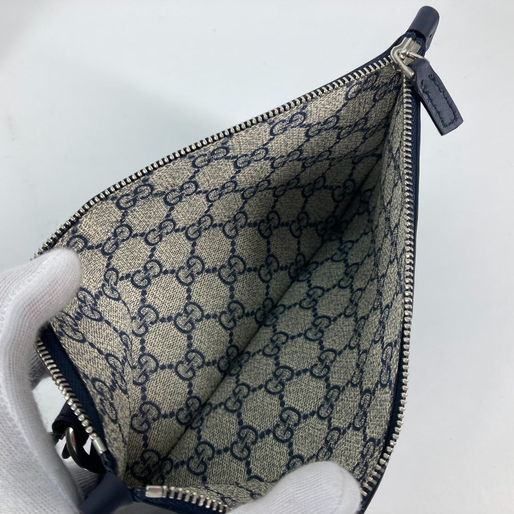 interior pouch Gucci Tote Bag Tan Canvas Black Leather Japan Limited Medium