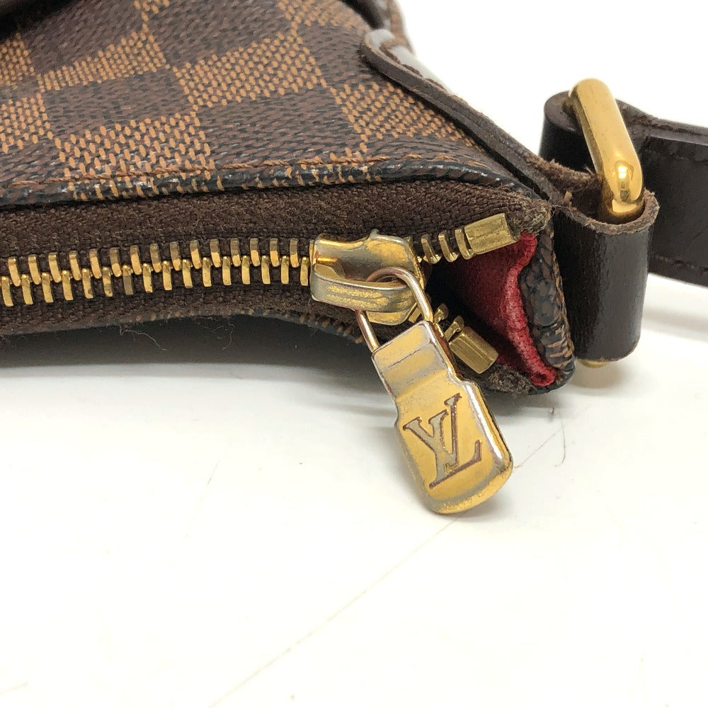 zipper pull Louis Vuitton Damier Ebene Bloomsbury PM 