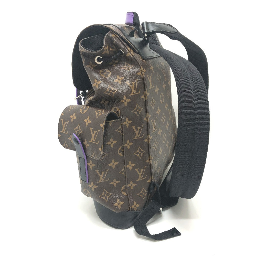 Louis Vuitton Monogram Macassar Christopher MM Purple Backpack