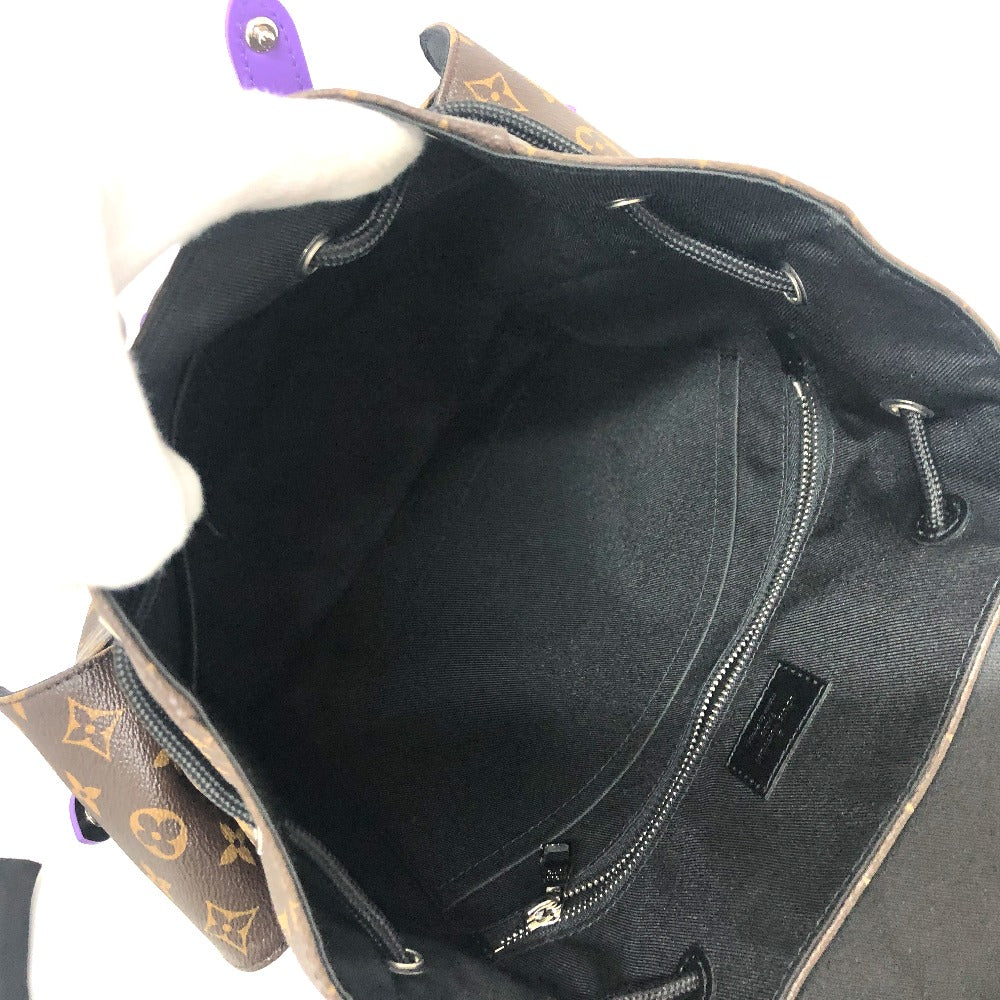 Louis Vuitton Monogram Macassar Christopher MM Purple Backpack