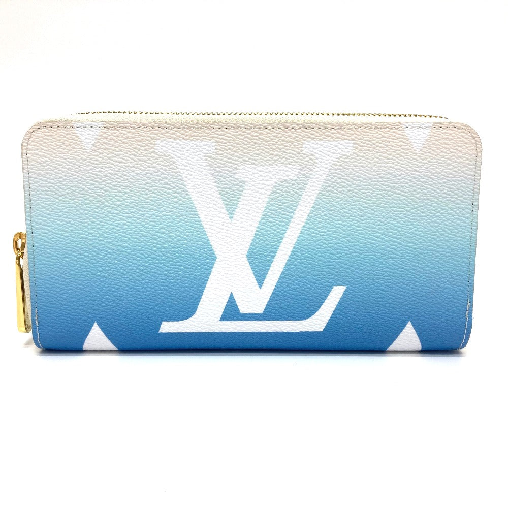 Louis Vuitton Monogram Giant By The Pool Zippy Wallet Blue