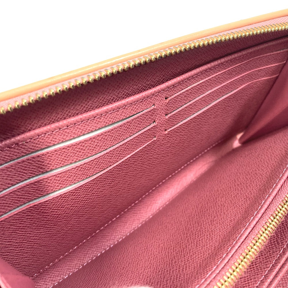 Louis Vuitton Denim Monogram Jacquard Zippy Wallet Pink -Pre-Owned
