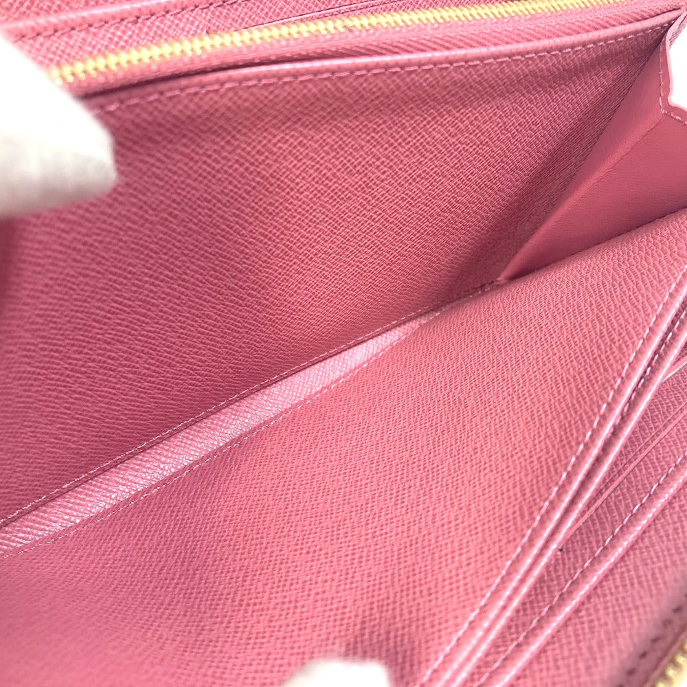 Louis Vuitton Denim Monogram Jacquard Zippy Wallet Pink -Pre-Owned