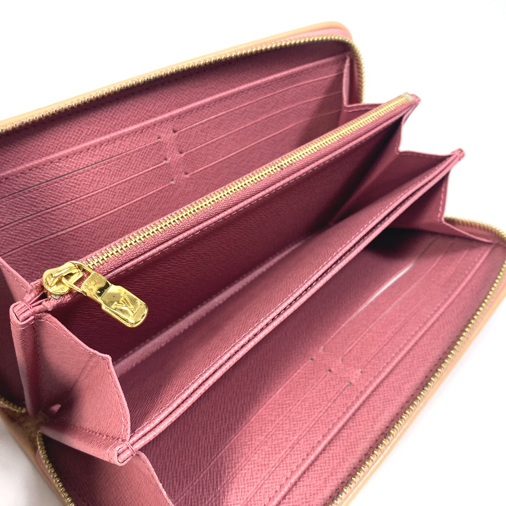 Louis Vuitton Denim Monogram Jacquard Zippy Wallet Pink -Pre-Owned