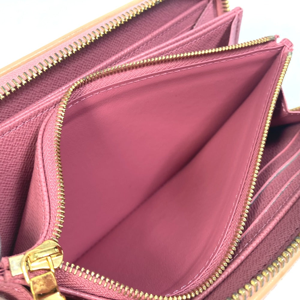 Louis Vuitton Denim Monogram Jacquard Zippy Wallet Pink -Pre-Owned
