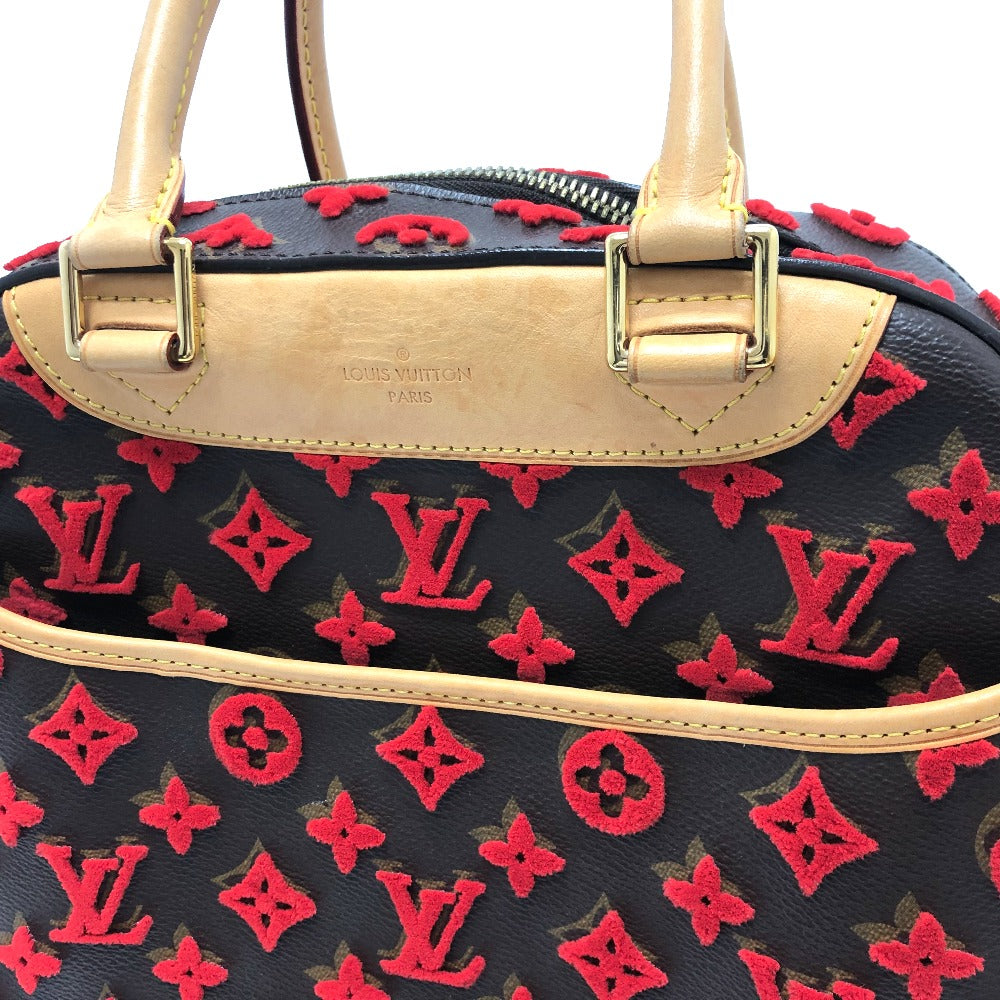 Pre-Loved Louis Vuitton Monogram Tuffetage Deauville Cube Red