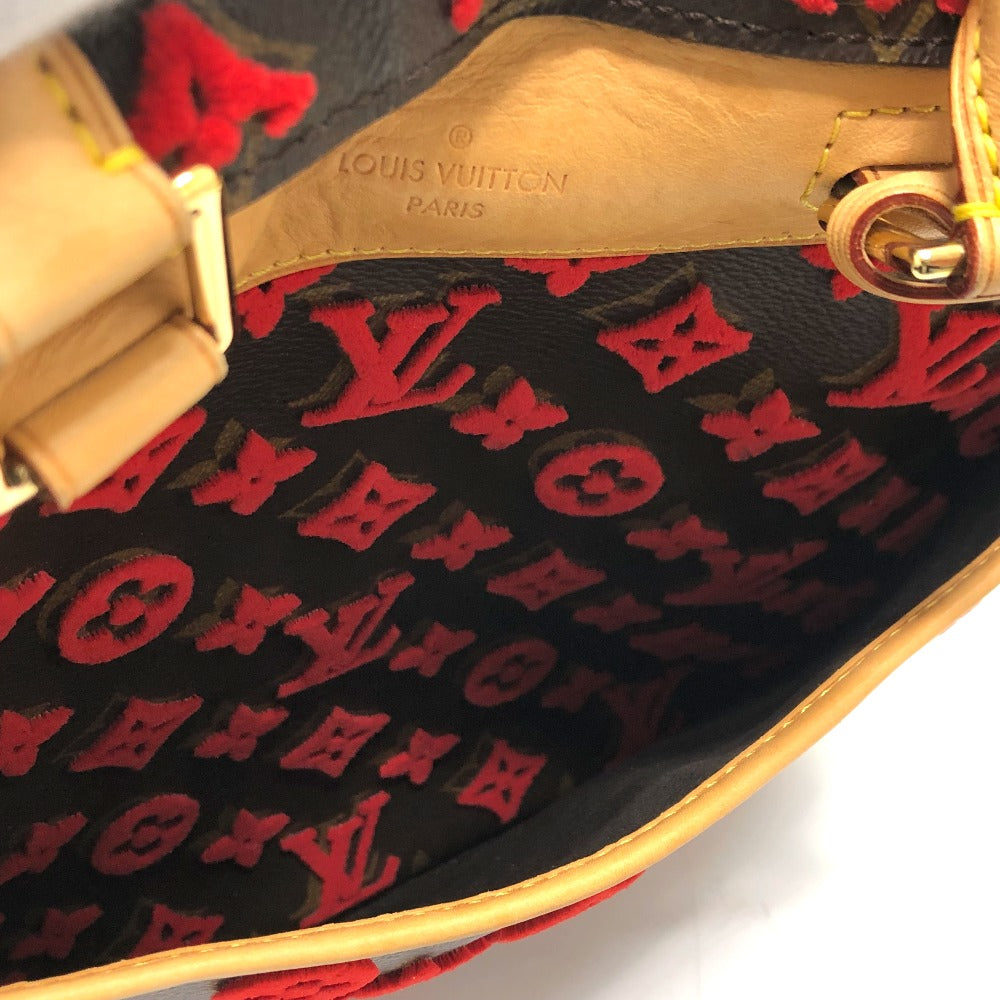 Pre-Loved Louis Vuitton Monogram Tuffetage Deauville Cube Red