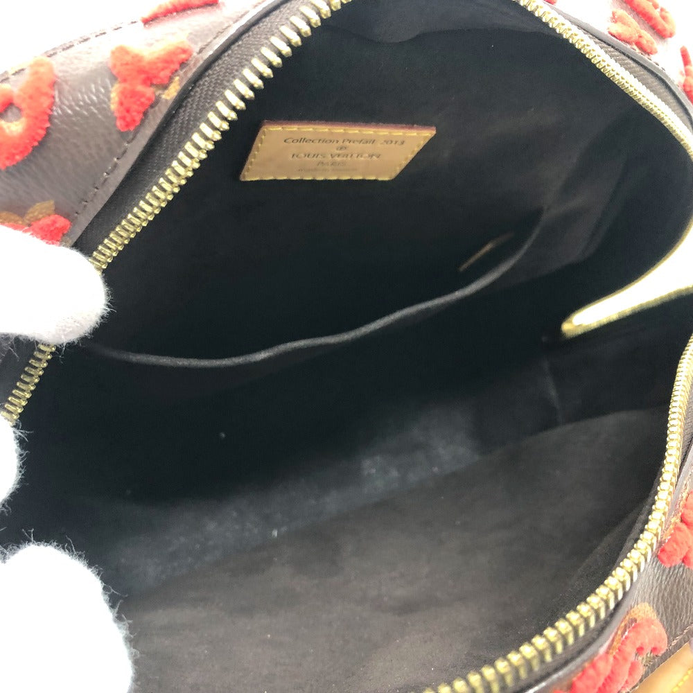 Pre-Loved Louis Vuitton Monogram Tuffetage Deauville Cube Red