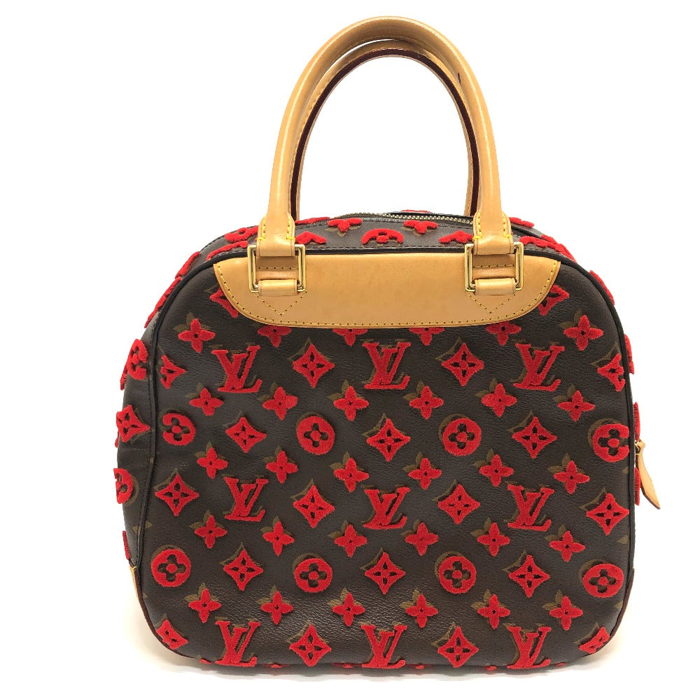 Pre-Loved Louis Vuitton Monogram Tuffetage Deauville Cube Red
