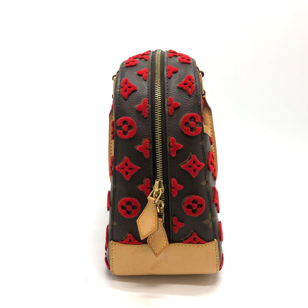 Pre-Loved Louis Vuitton Monogram Tuffetage Deauville Cube Red