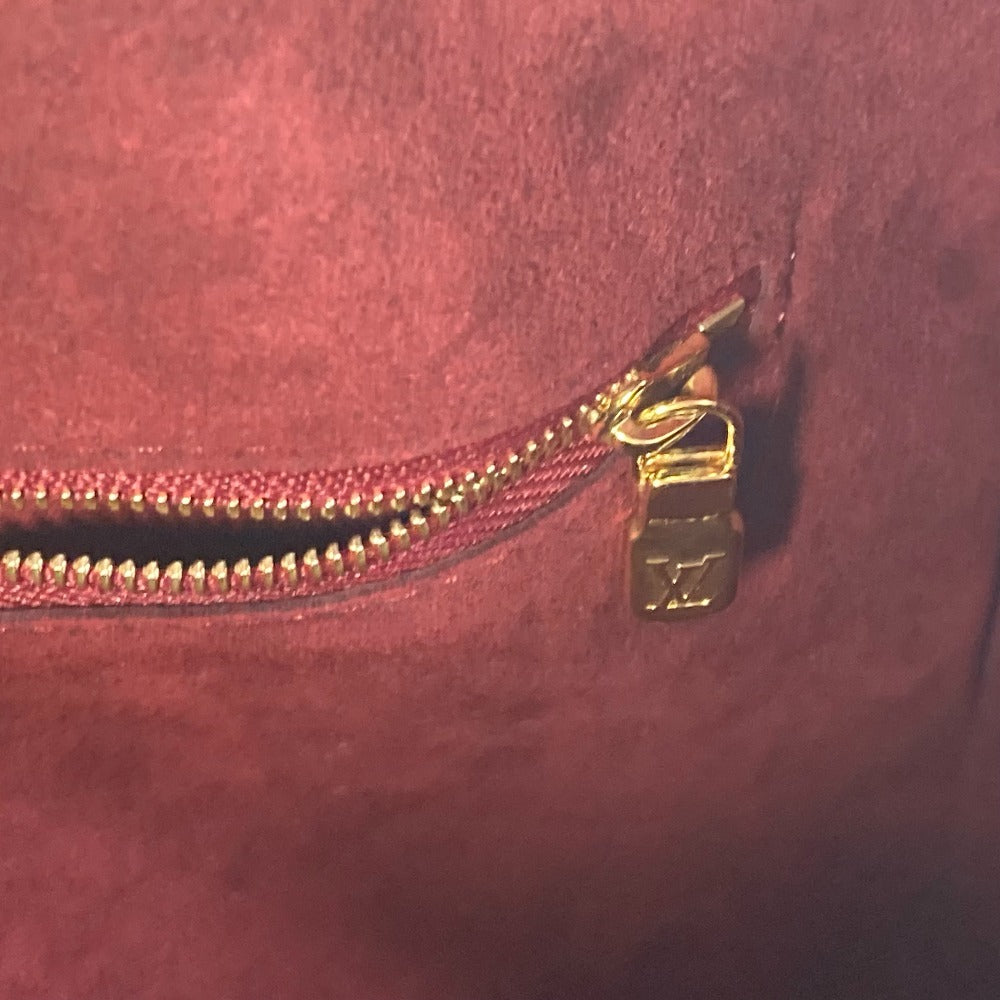 interior zipper Louis Vuitton Empreinte Monogram Speedy Bandouliere 25 Black/Beige