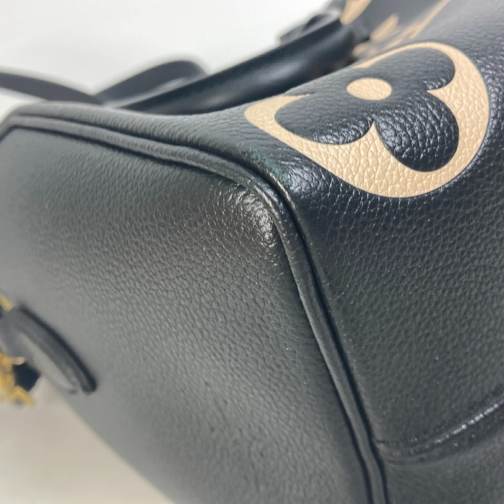 opposite corner Louis Vuitton Empreinte Monogram Speedy Bandouliere 25 Black/Beige