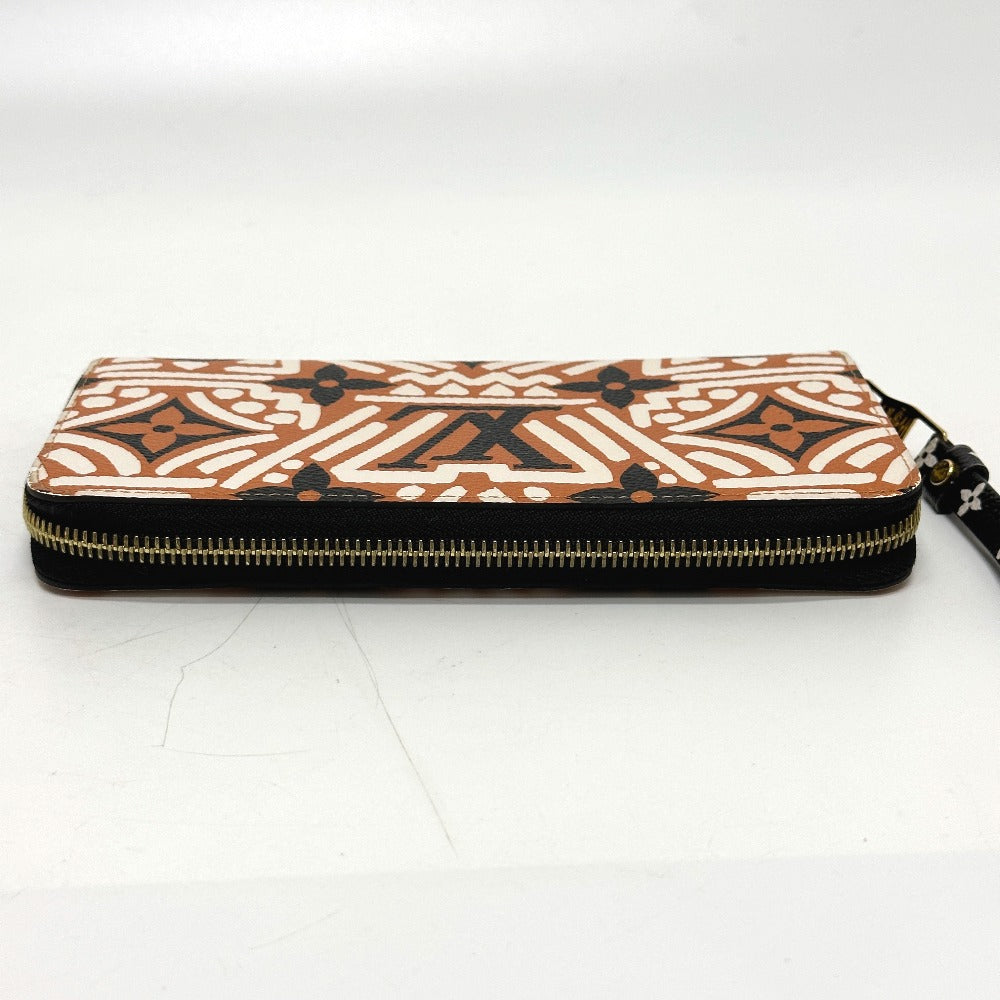 top Louis Vuitton Monogram Giant Crafty Zippy Wallet Creme Caramel
