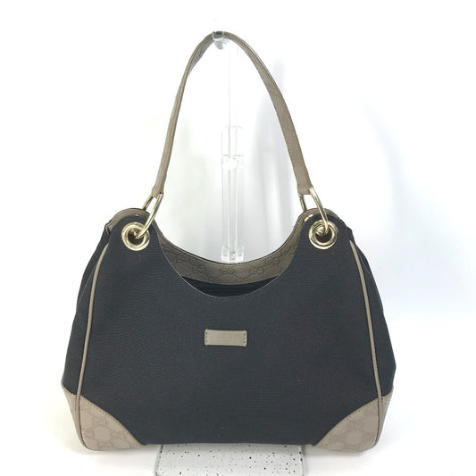 Gucci Canvas Guccissima Hobo Navy Blue