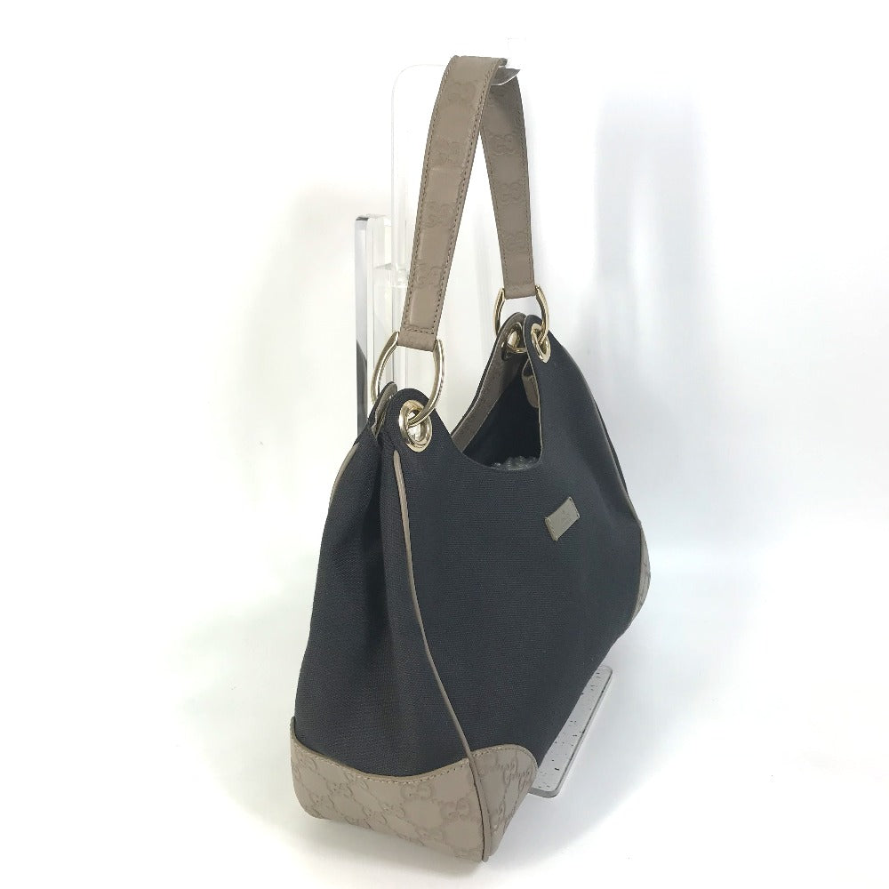 side top Gucci Canvas Guccissima Hobo Navy Blue