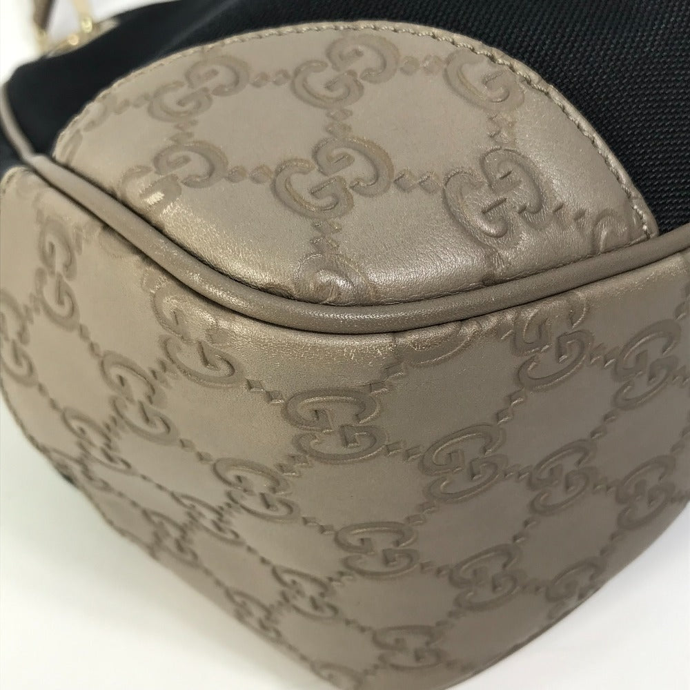 corner Gucci Canvas Guccissima Hobo Navy Blue