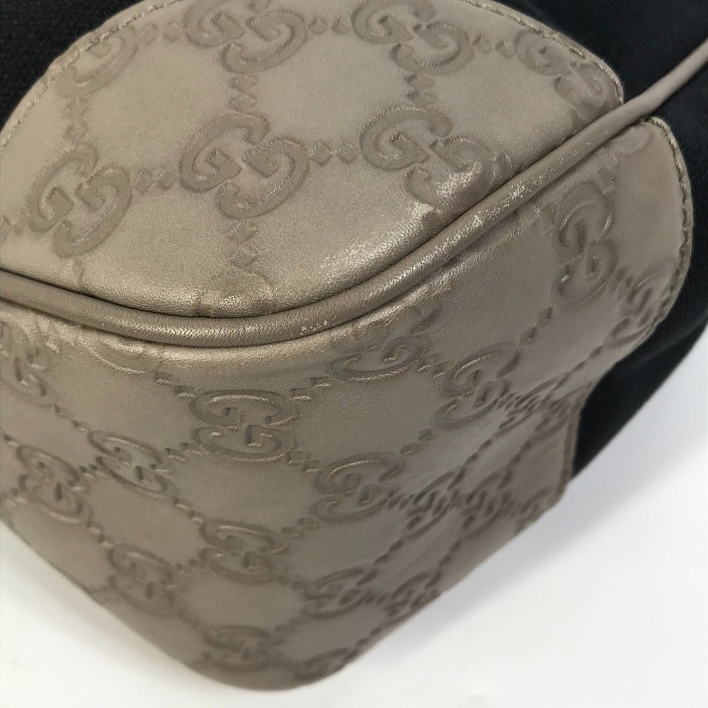 corner Gucci Canvas Guccissima Hobo Navy Blue