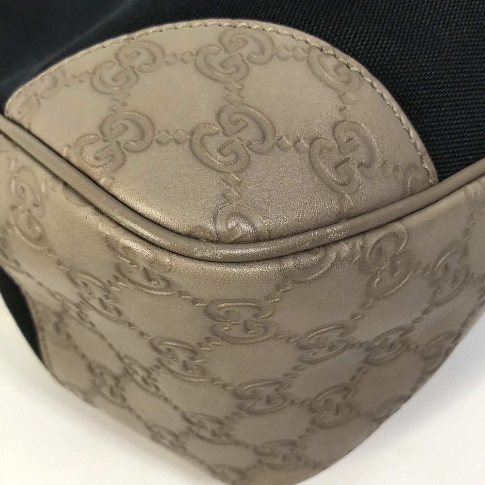corner Gucci Canvas Guccissima Hobo Navy Blue