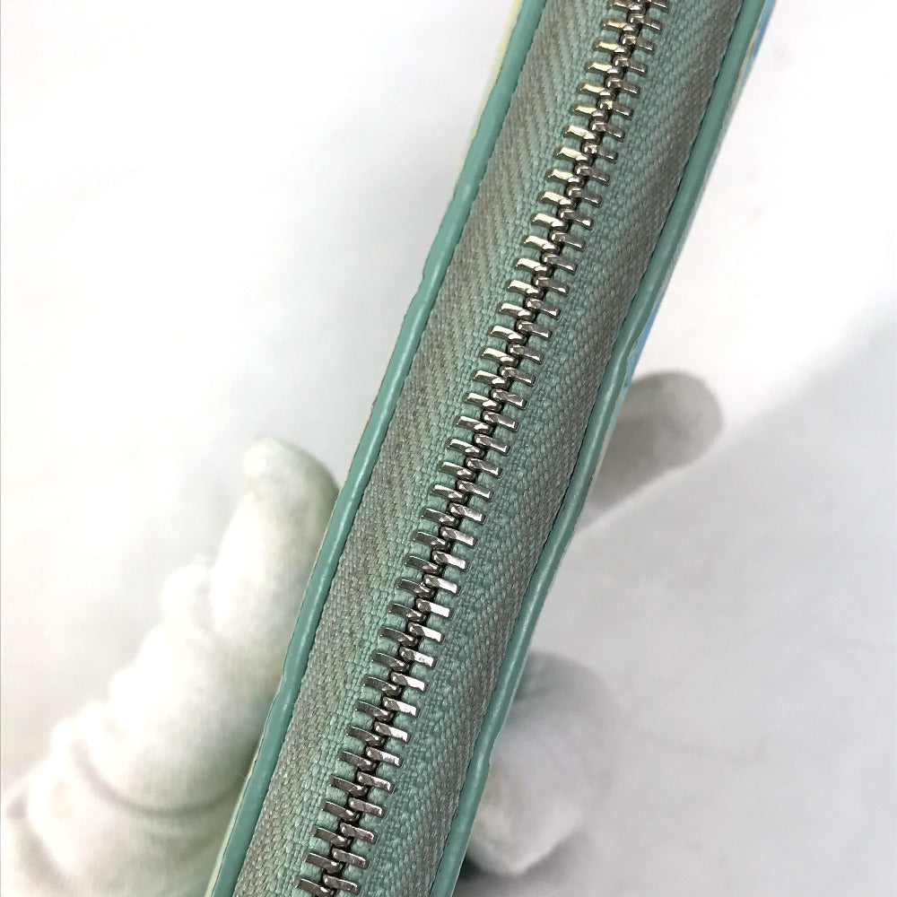 silver hardware Louis Vuitton Empreinte Monogram Summer Stardust Long Zippy Wallet Green