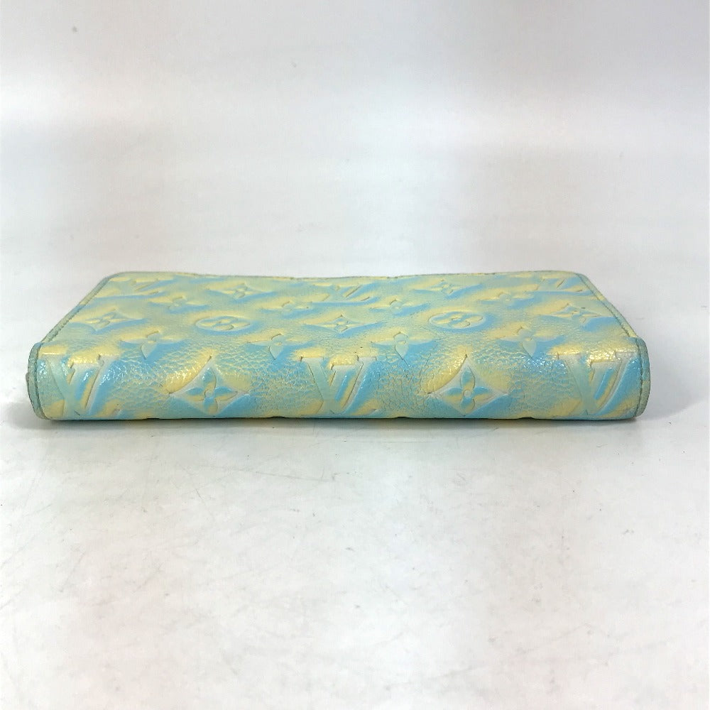 bottom Louis Vuitton Empreinte Monogram Summer Stardust Long Zippy Wallet Green