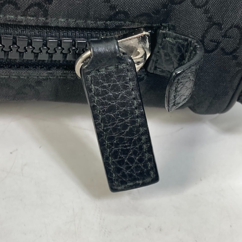 Gucci Nylon Monogram Fanny Pack Belt Bag Black