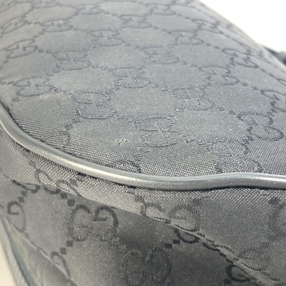 Gucci Nylon Monogram Fanny Pack Belt Bag Black