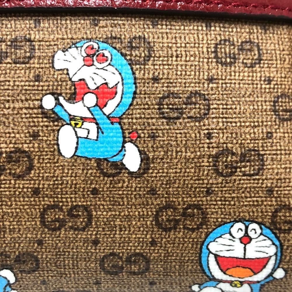 animation Gucci X DORAEMON Mini Vintage GG Supreme Monogram Camera Bag