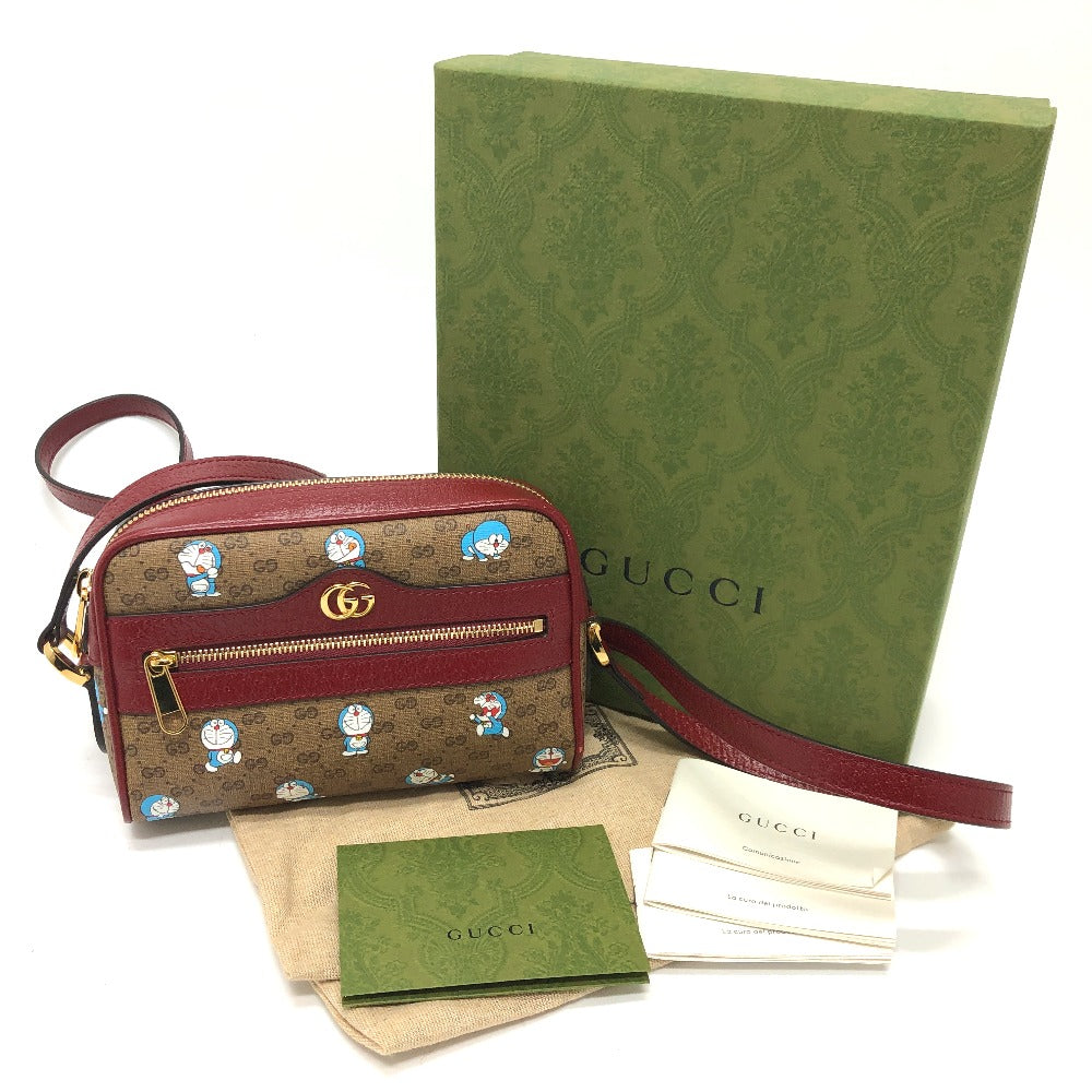 dustbag and box Gucci X DORAEMON Mini Vintage GG Supreme Monogram Camera Bag
