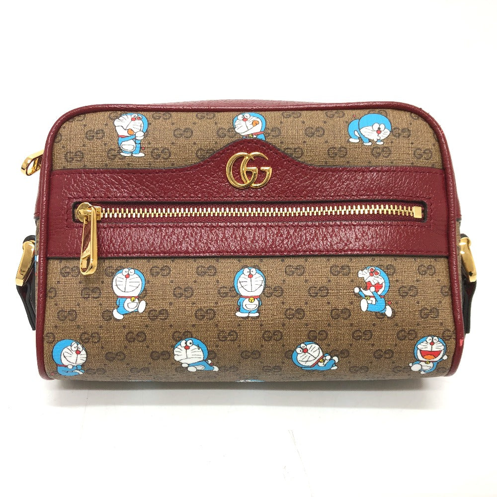 Gucci X DORAEMON Mini Vintage GG Supreme Monogram Camera Bag