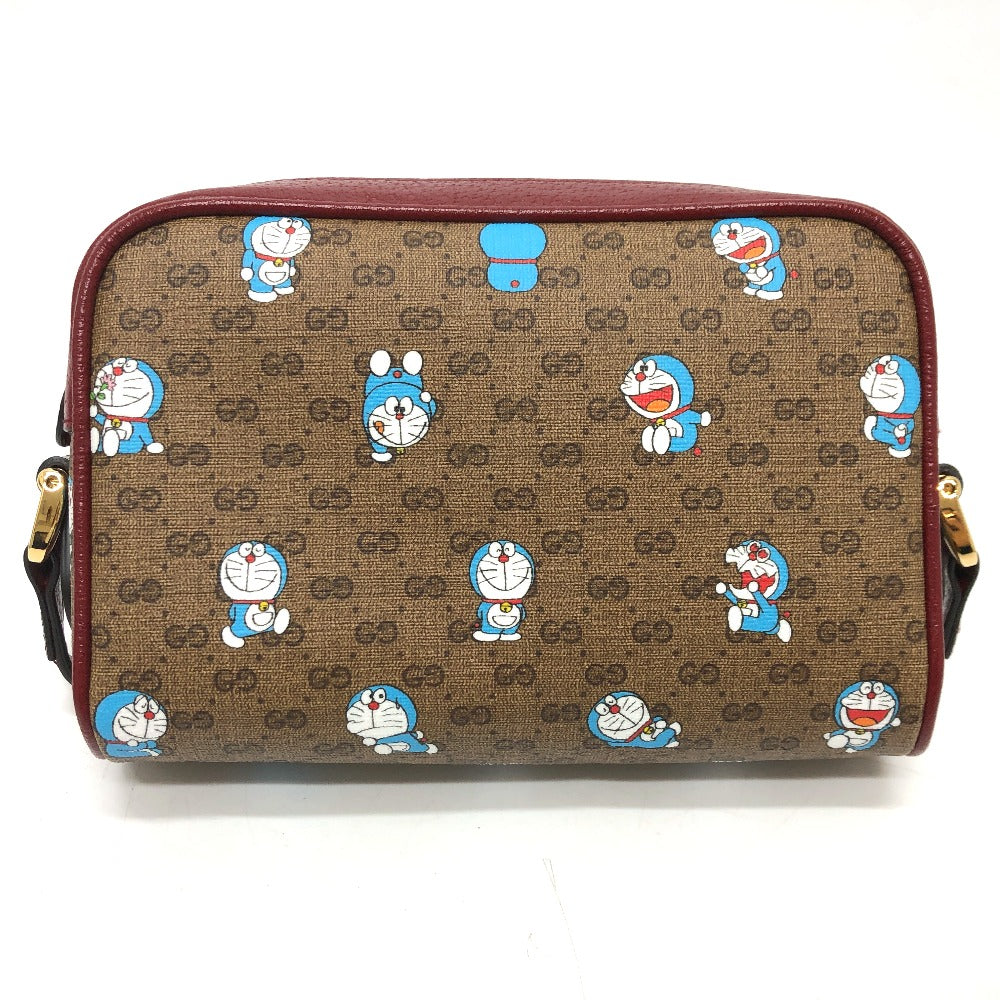 back Gucci X DORAEMON Mini Vintage GG Supreme Monogram Camera Bag