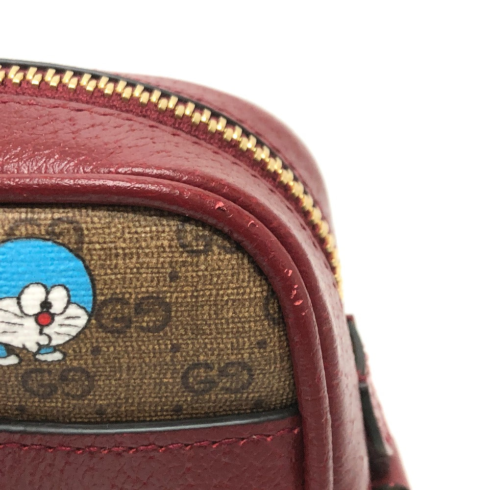 top corner Gucci X DORAEMON Mini Vintage GG Supreme Monogram Camera Bag