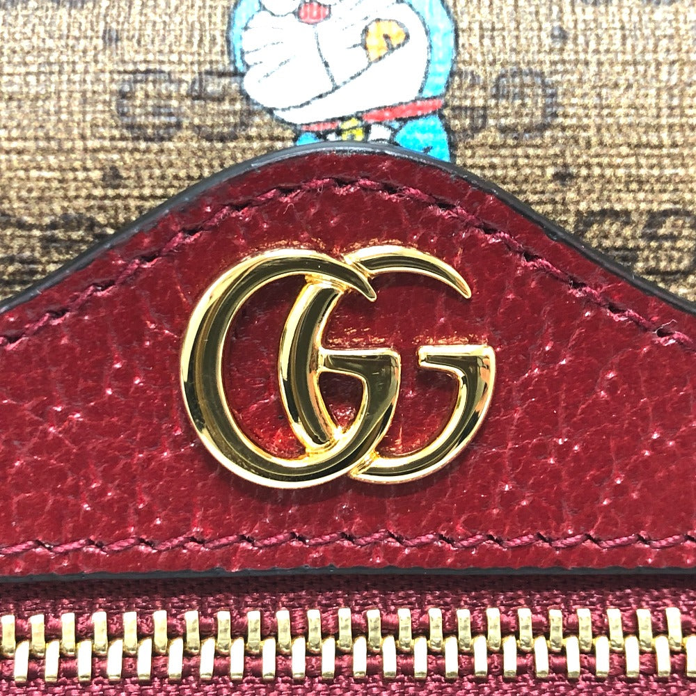 logo Gucci X DORAEMON Mini Vintage GG Supreme Monogram Camera Bag