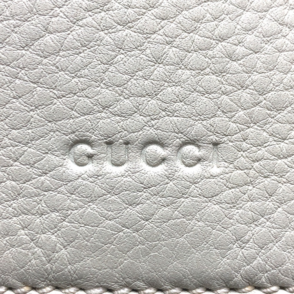 stamp Gucci Cellarius Calfskin Bamboo Backpack Mystic White Medium