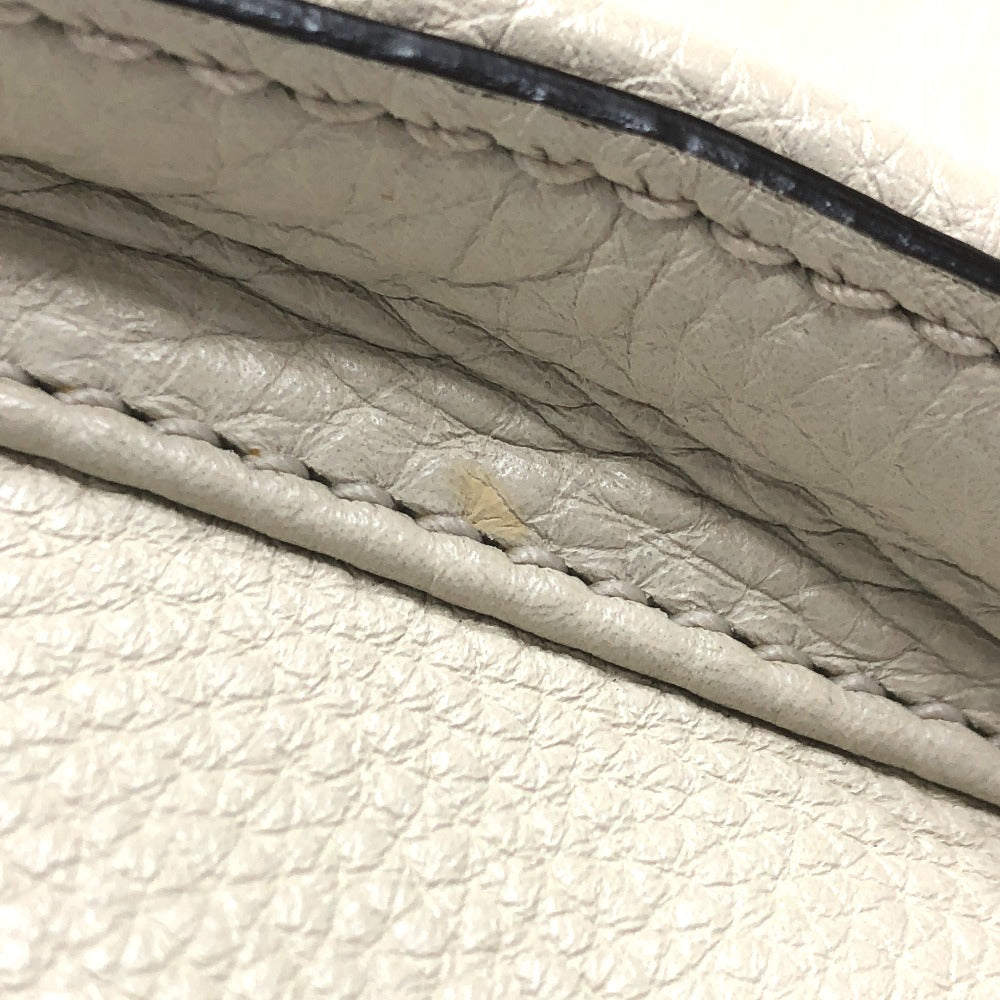 spot Gucci Cellarius Calfskin Bamboo Backpack Mystic White Medium