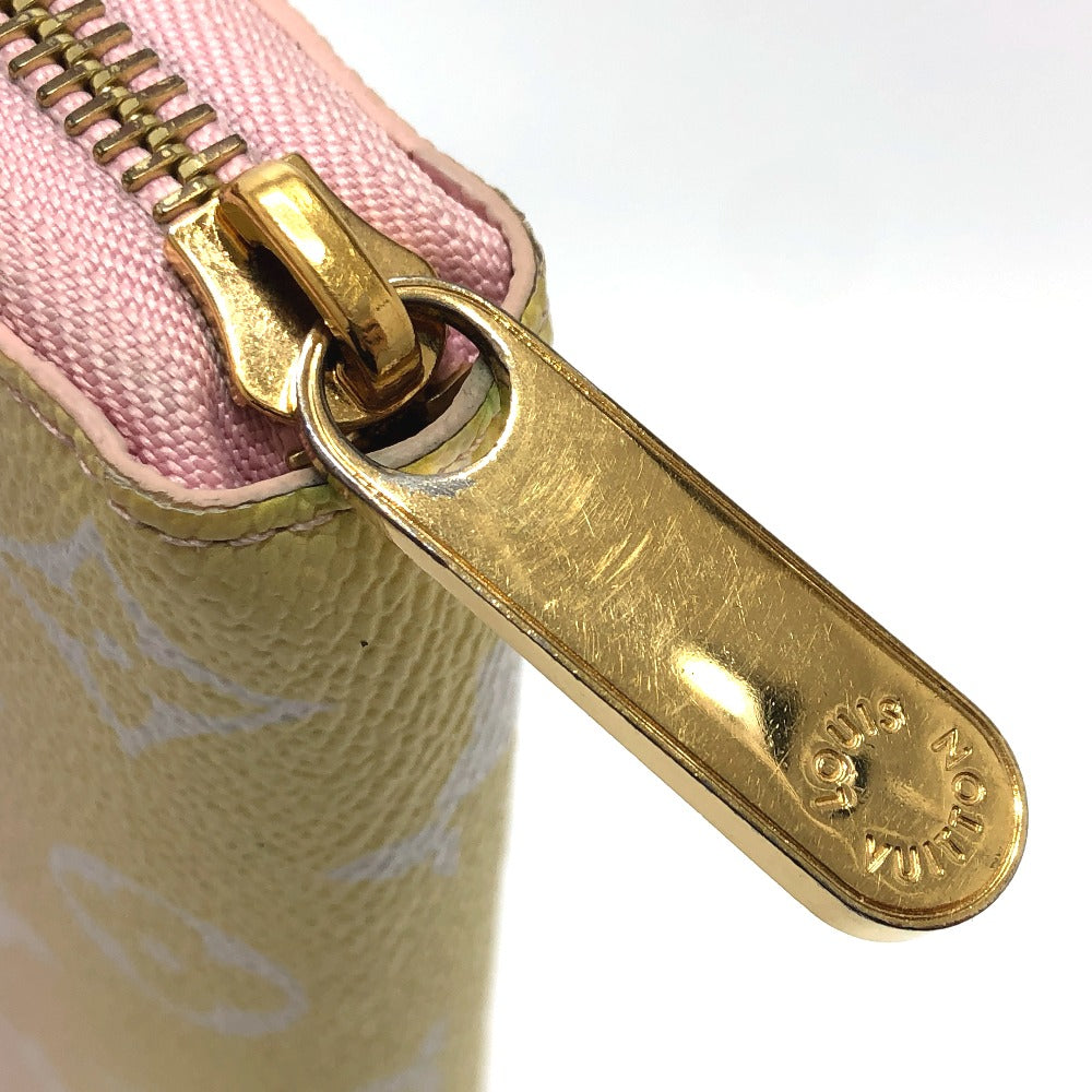 Louis Vuitton Monogram Giant By The Pool Zippy Wallet Light Pink -Pre-Owned
