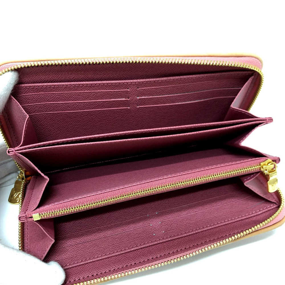 Louis Vuitton Denim Pink Monogram Jacquard Zippy Wallet -Pre-Owned