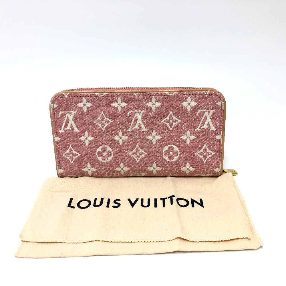 Louis Vuitton Denim Pink Monogram Jacquard Zippy Wallet -Pre-Owned