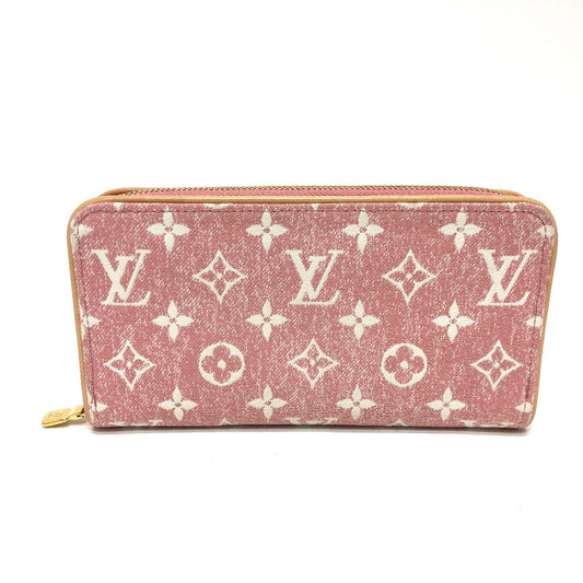 Louis Vuitton Denim Pink Monogram Jacquard Zippy Wallet -Pre-Owned