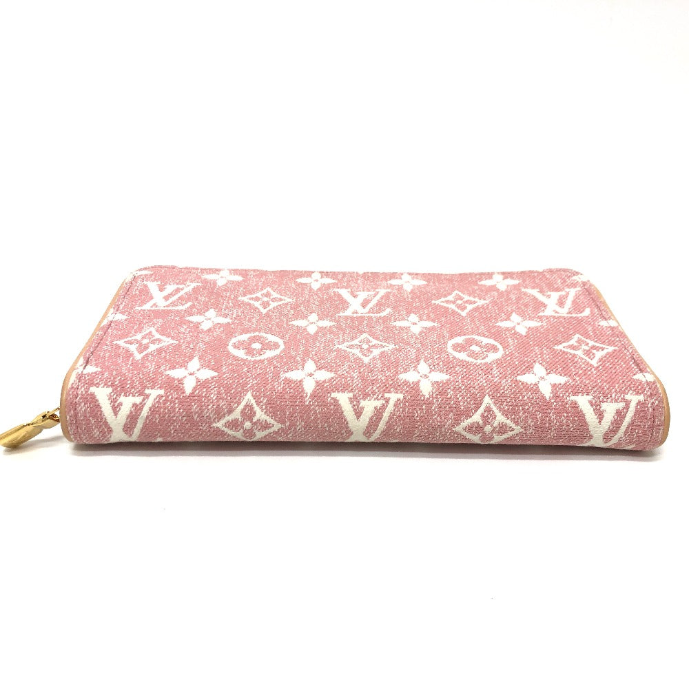 Louis Vuitton Denim Pink Monogram Jacquard Zippy Wallet -Pre-Owned