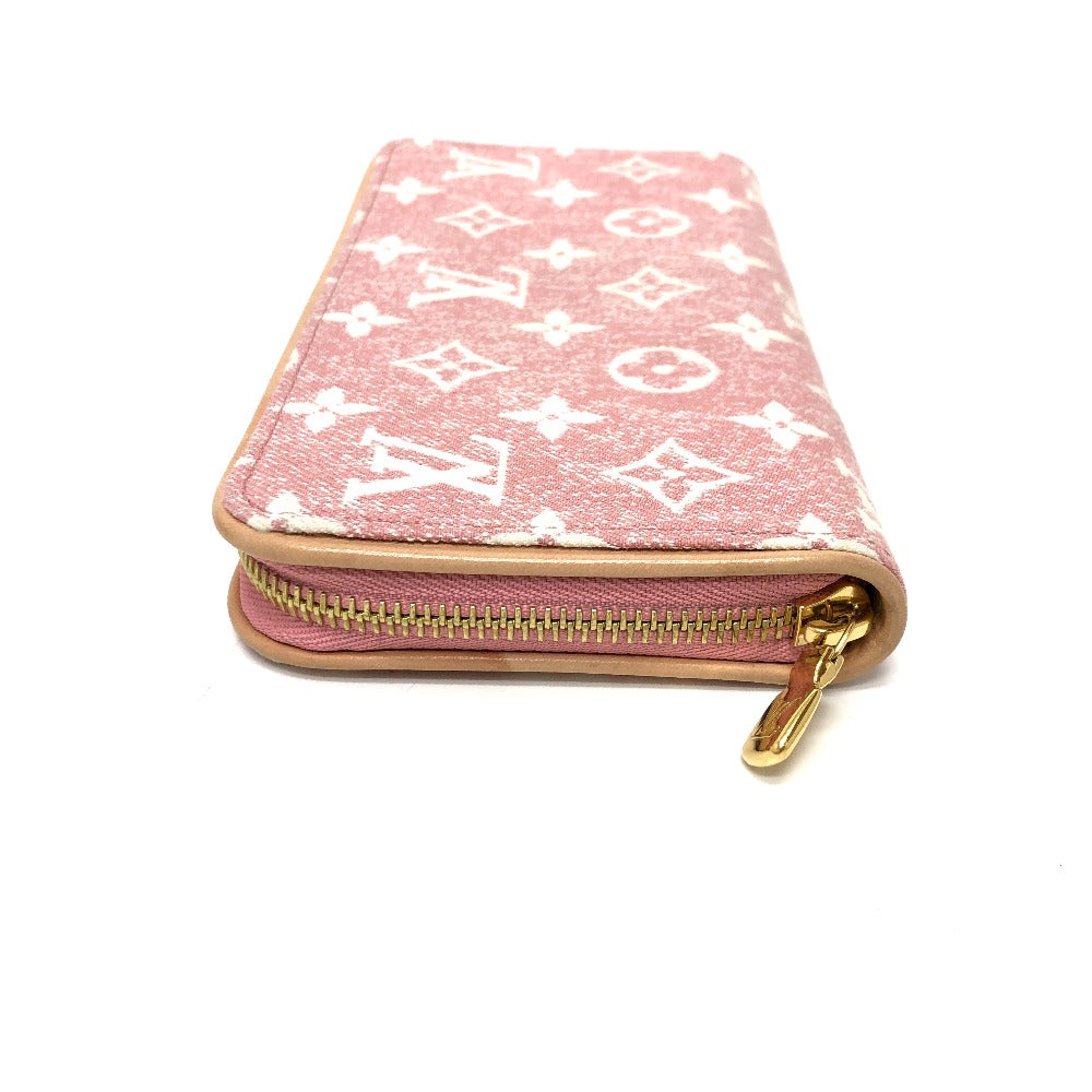 Louis Vuitton Denim Pink Monogram Jacquard Zippy Wallet -Pre-Owned