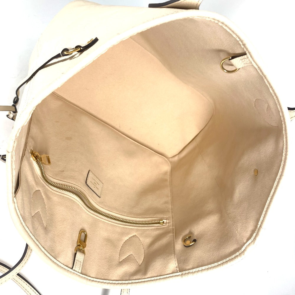 interior Louis Vuitton Empreinte Monogram Neverfull MM Cream