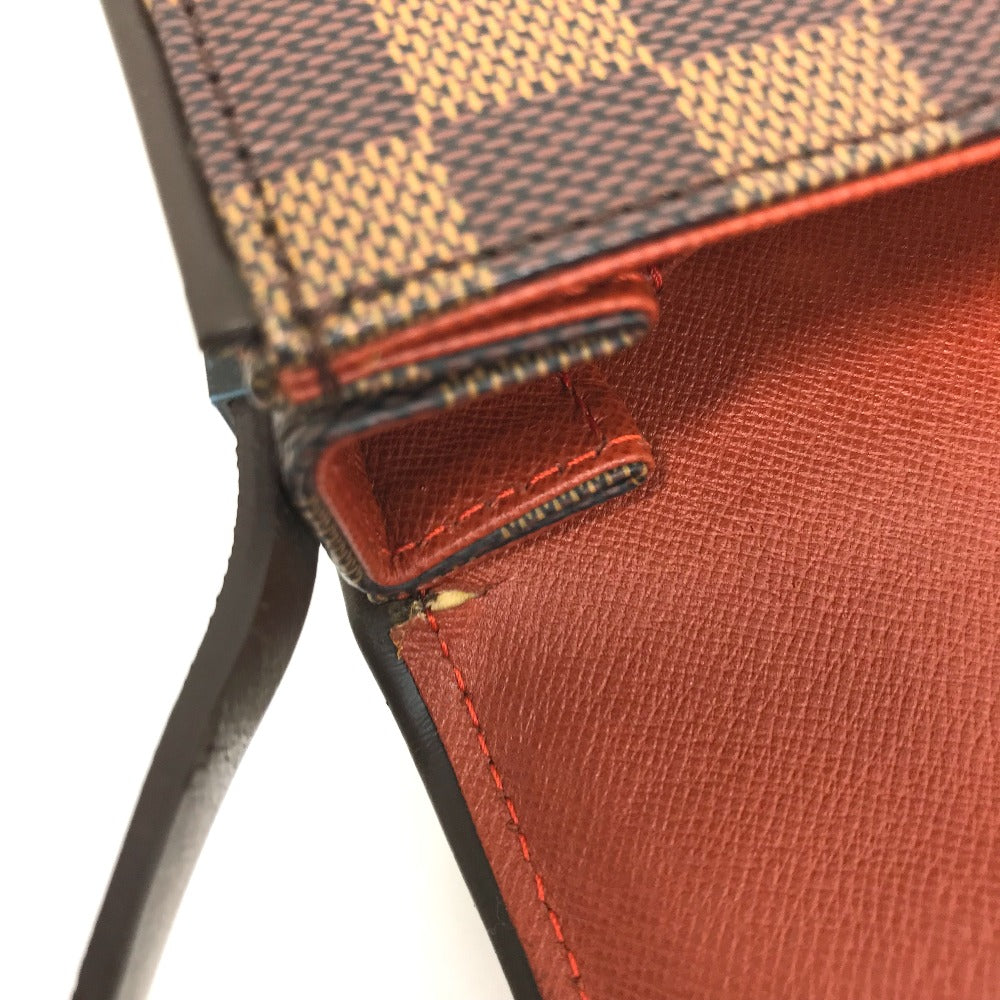opposite top edge Louis Vuitton Damier Ebene Tribeca Long brown