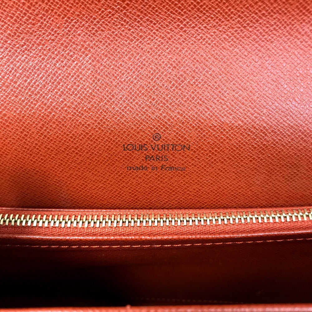 stamp Louis Vuitton Damier Ebene Tribeca Long brown