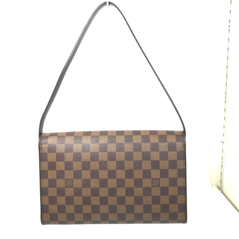 back Louis Vuitton Damier Ebene Tribeca Long brown