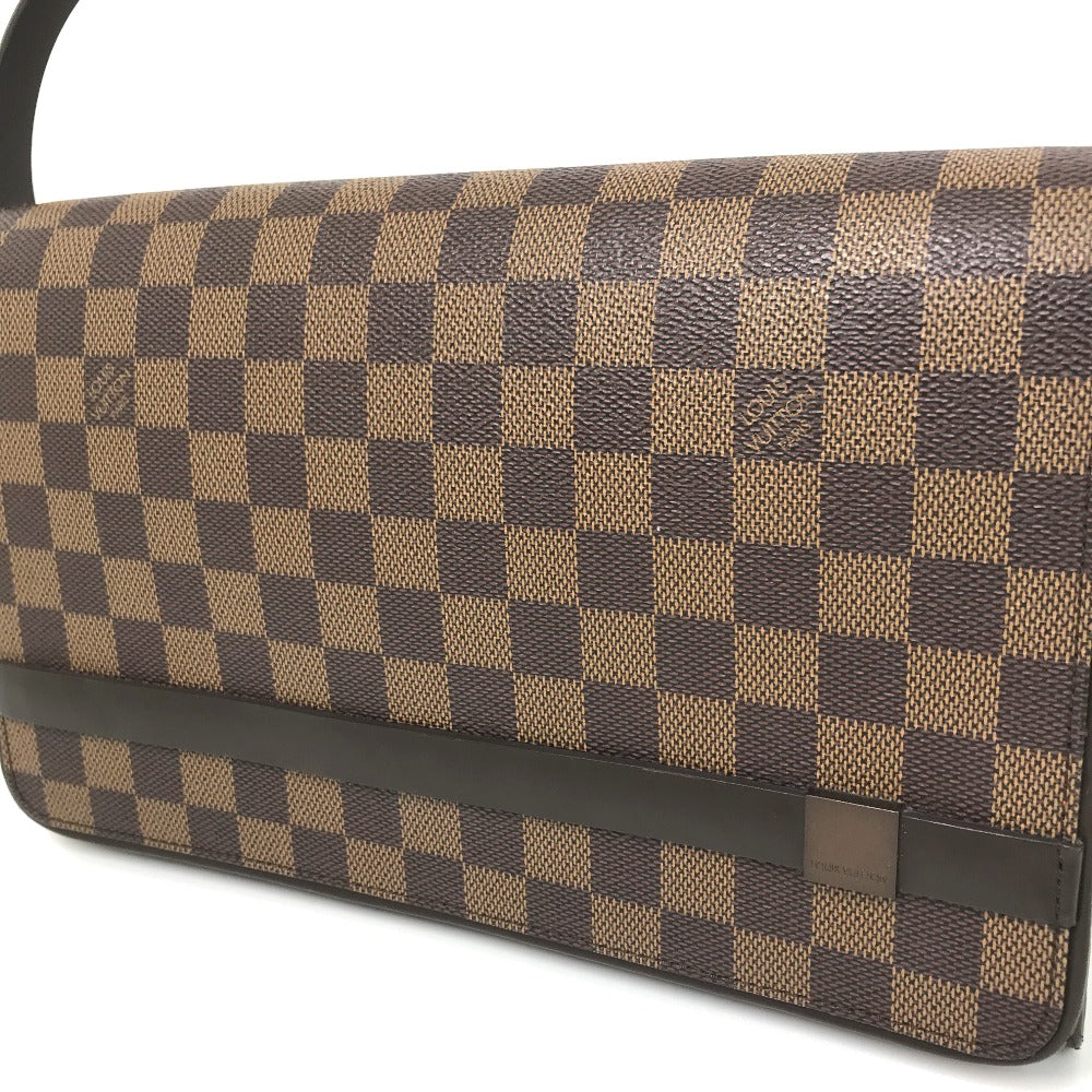 front Louis Vuitton Damier Ebene Tribeca Long brown