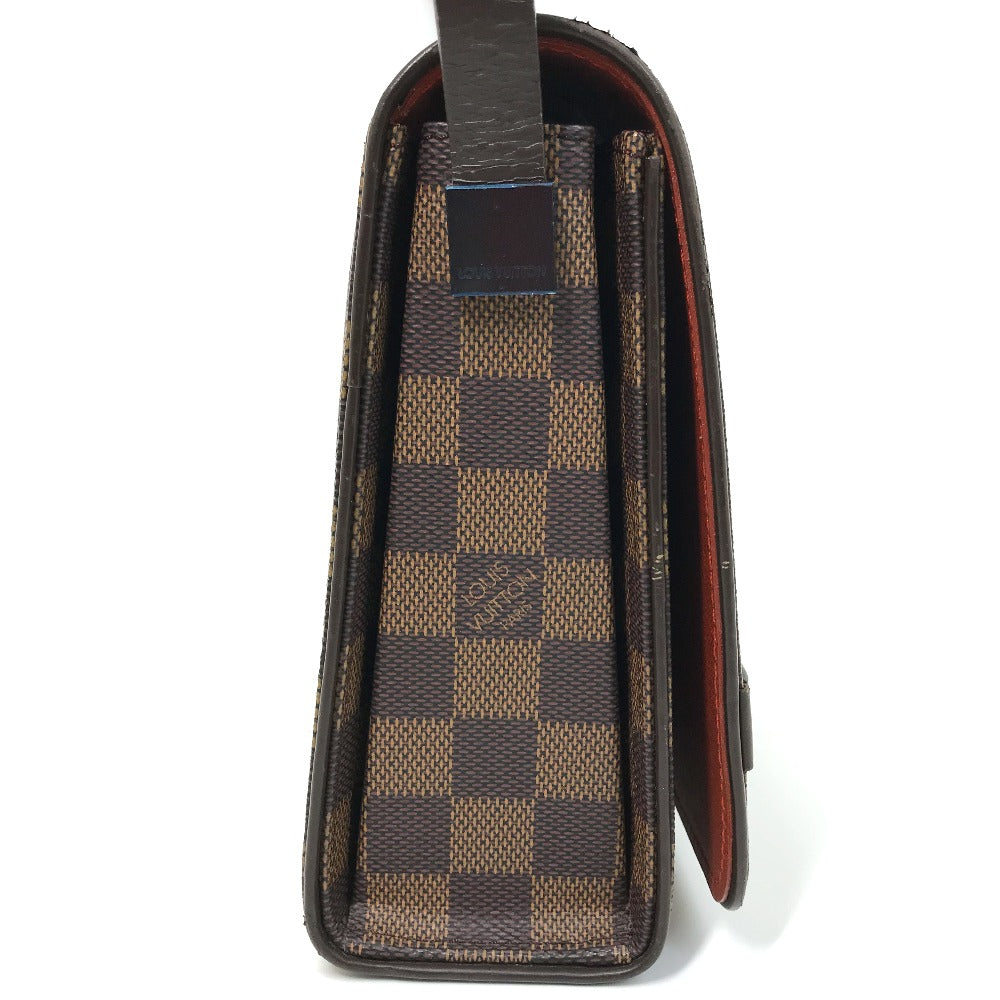 side Louis Vuitton Damier Ebene Tribeca Long brown