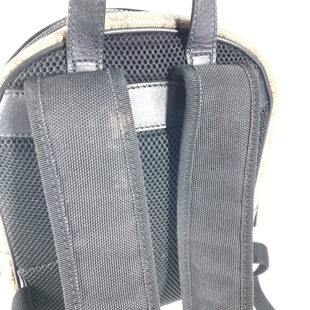 Close-up of a backpack's shoulder straps on a white background